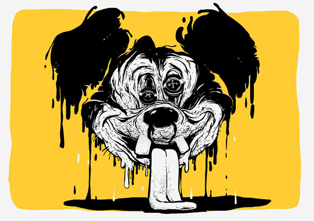 nightmarish-mickey-mouse-illustration-tomek-plonka