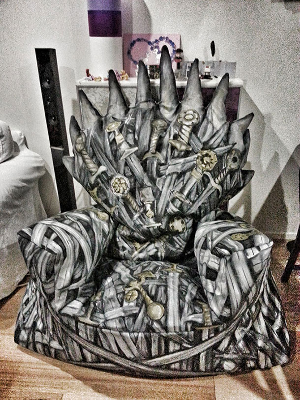 Homemade-Game-Of-Thrones-Iron-Throne-Beanbag-1