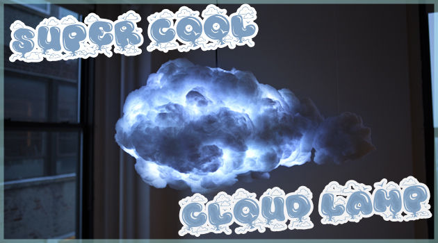 クールでリアルな雷雲を再現したスピーカー内臓ランプ！