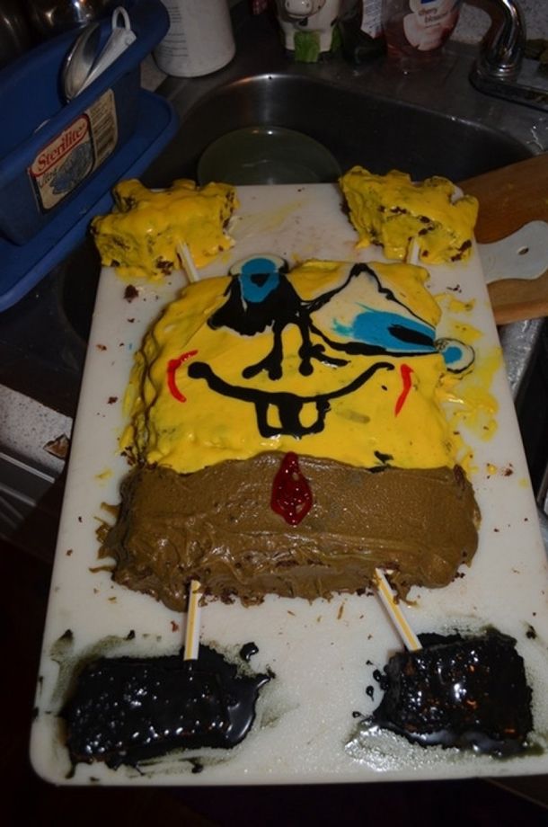b758a10106f769cf8128ff854c17a9ab-creepy-melted-sponge-bob-cake